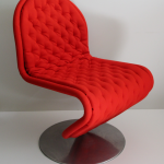 verner panton 1-2-3 chair original fritz hansen reupholstered